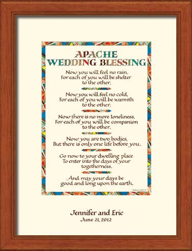 Apache Wedding Blessing