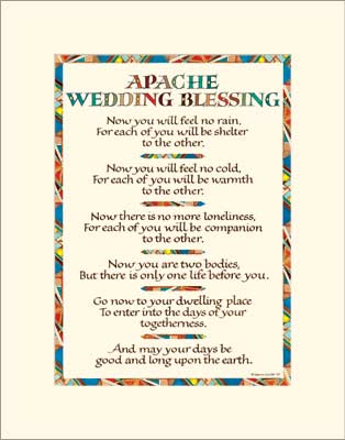 Apache Wedding Blesseing
