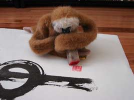 Ink Monkey signing art